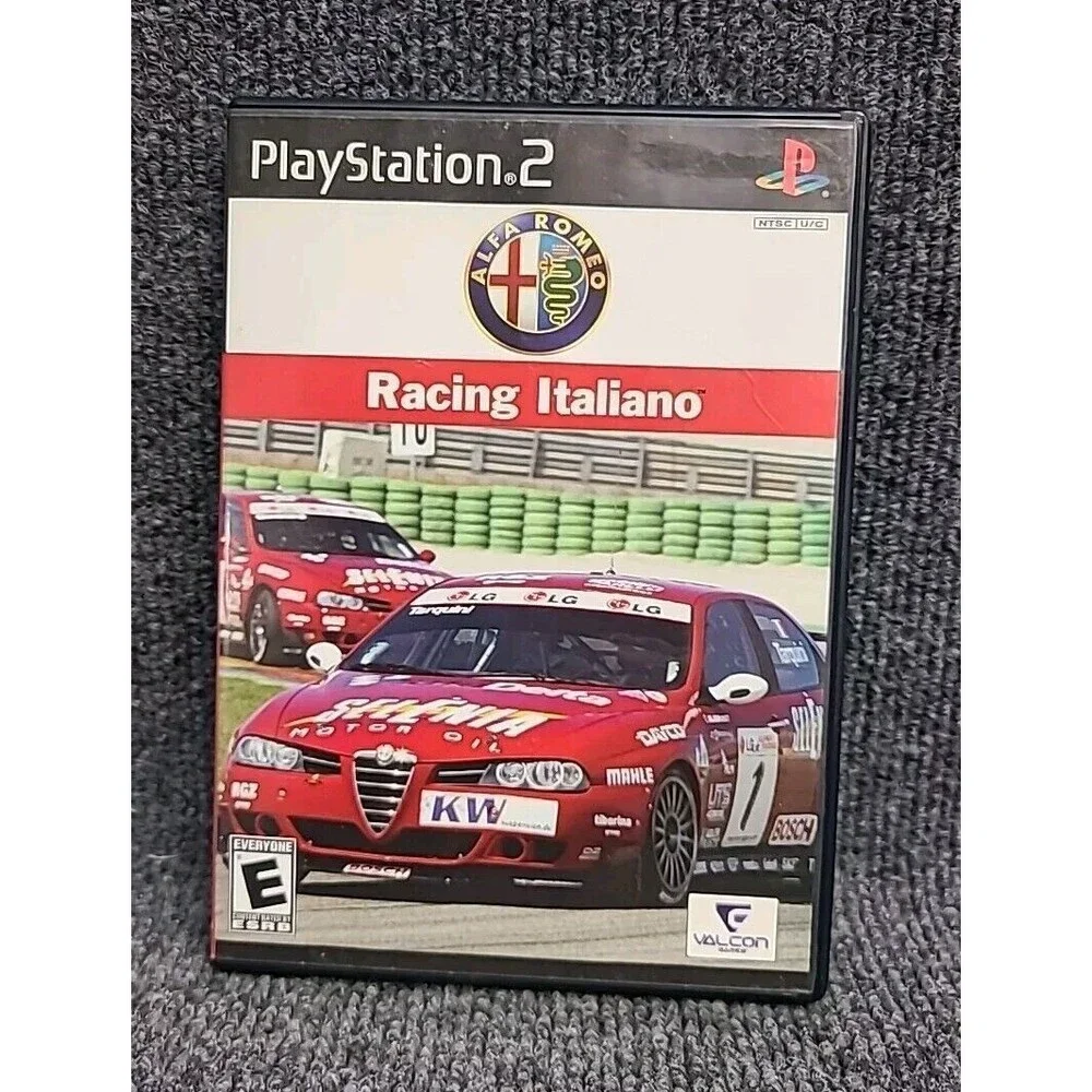 PS2 Alfa Romeo Racing Italiano (Sony PlayStation 2, 2006) Complete TESTED